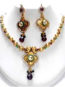 Polki Necklace Set